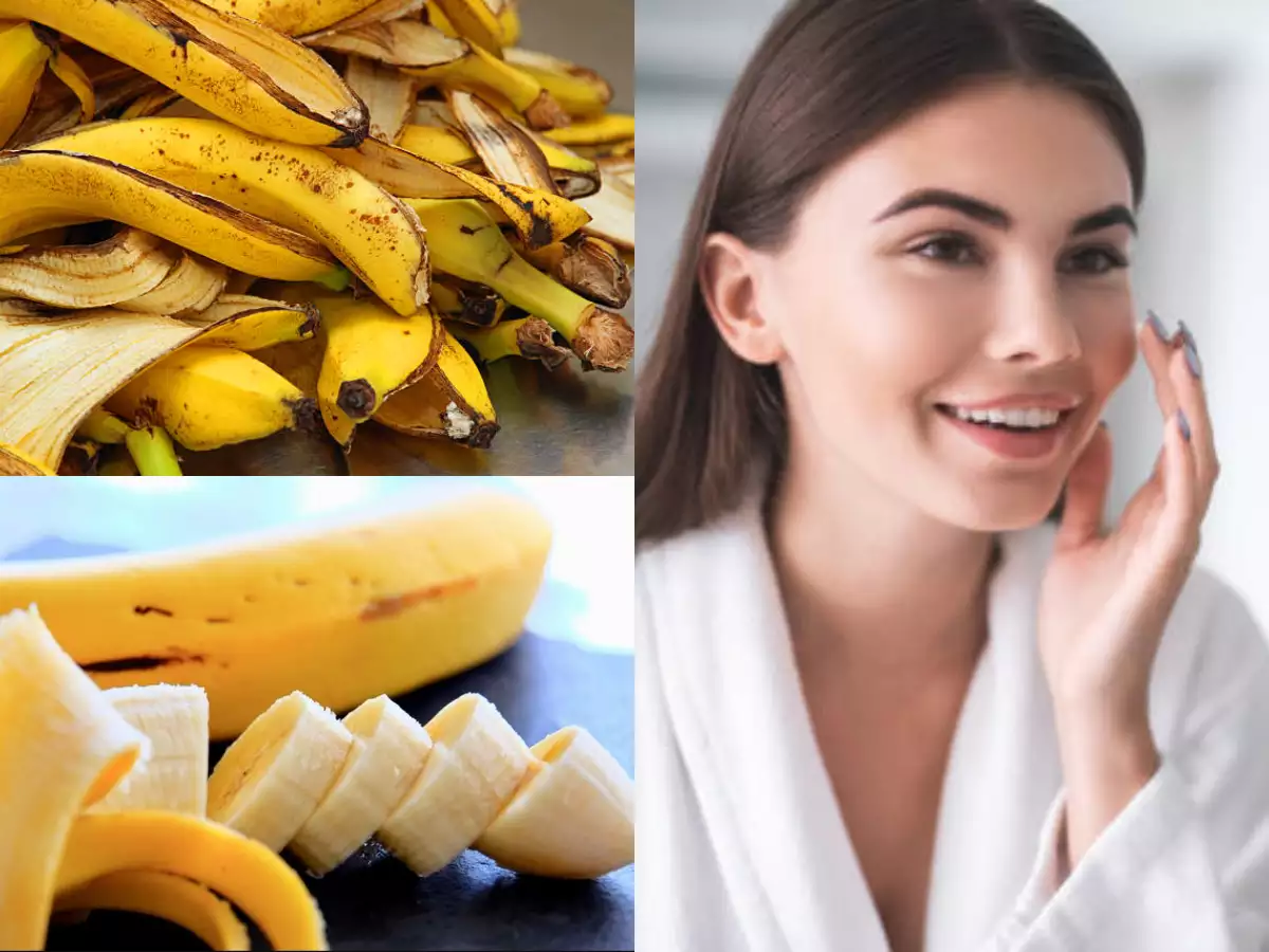 Banana peel for skin